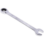 RS PRO Combination Ratchet Spanner, 17mm, Metric, Double Ended, 233 mm Overall