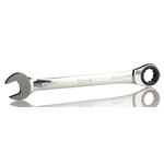 RS PRO Combination Ratchet Spanner, 22mm, Metric, Double Ended, 285 mm Overall