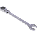 RS PRO Combination Ratchet Spanner, 17mm, Metric, Double Ended, 233 mm Overall