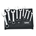 SAM 9-Piece Combination Spanner Set, 8 → 19 mm