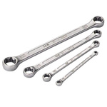 SAM 4-Piece Spanner Set, 6 x 8 mm, 10 x 12 mm, 14 x 18 mm, 20 x 24 mm, Chrome Vanadium Steel