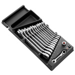 Facom MOD.467 Series 13-Piece Ratchet Spanner Set, 8 - 19 mm