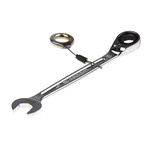 Facom Combination Ratchet Spanner, 13mm, Metric, Height Safe, Double Ended, 178 mm Overall