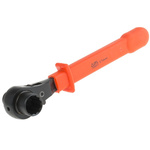 ITL Insulated Tools Ltd Ratchet Spanner, 13mm, Metric, Double Ended, 240 mm Overall, VDE/1000V