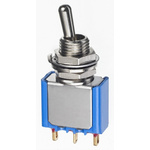 APEM SPDT Toggle Switch, Latching, Panel Mount