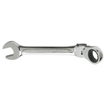 Bahco Ratchet Spanner, 17mm, Metric, Double Ended, 190 mm Overall