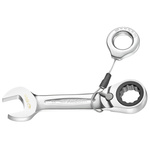 Facom Combination Ratchet Spanner, 10mm, Metric, Height Safe, Double Ended, 95 mm Overall