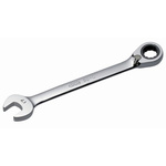 SAM Combination Ratchet Spanner, 15mm, Metric, Height Safe, Double Ended, 199.5 mm Overall