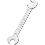 SAM Open Ended Spanner, 10mm, Metric, Double Ended, 100 mm Overall, No