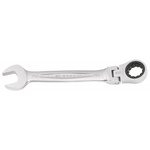 Facom 467F Series Combination Ratchet Spanner, Imperial, Double Ended, 161 mm Overall