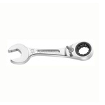 Facom Combination Ratchet Spanner, 7mm, Metric, Double Ended, 90.5 mm Overall