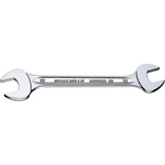STAHLWILLE 10 Series Double Ended Open Spanner, 17 x 19mm, Metric, Height Safe, 220 mm Overall, No
