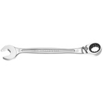 Facom Combination Ratchet Spanner, 10mm, Metric, Double Ended, 158 mm Overall