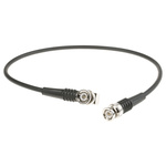TE Connectivity Male BNC to Male BNC RG58 Coaxial Cable, 50 Ω