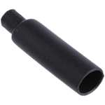 HellermannTyton Adhesive Lined End Cap, Black 6mm Sleeve Dia. x 25mm Length 3:1 Ratio, PEC Series