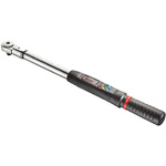 Facom Digital Torque Wrench, 10 → 200Nm, 1/2 in Drive, Square Drive, 14 x 18mm Insert - RS Calibrated