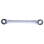 Facom Ratchet Spanner, 16 x 17mm, Metric, Double Ended, 230 mm Overall