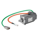 Siemens S-1FL6 Clockwise Synchronous Servo Motor, 0.2 kW, 230 V, Flange Mount Mounting