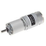 RS PRO Brushed Geared DC Geared Motor, 12.8 W, 12 V dc, 1.2 Nm, 14 rpm, 6mm Shaft Diameter