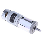 RS PRO Brushed Geared DC Geared Motor, 41.3 W, 12 V dc, 2.5 Nm, 27 rpm, 8mm Shaft Diameter