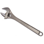 Bahco Adjustable Spanner, 380 mm Overall, 44mm Jaw Capacity, Metal Handle