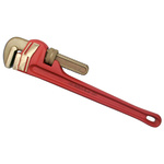 Ega-Master Pipe Wrench, 304.8 mm Overall, 60.8mm Jaw Capacity, Metal Handle, Non-Sparking