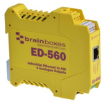 Brainboxes PLC I/O Module for use with ASCII, Ethernet, Modbus Analogue