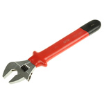 Bahco Adjustable Spanner, 390 mm Overall, 43mm Jaw Capacity, Insulated Handle, VDE/1000V