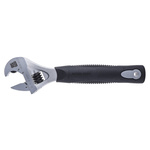 RS PRO Adjustable Spanner, 207 mm Overall, 24mm Jaw Capacity, Plastic Handle