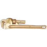 Bahco Pipe Wrench, 300.0 mm Overall, 40mm Jaw Capacity, Metal Handle, Non-Sparking