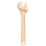Bahco Adjustable Spanner, 300 mm Overall, 36mm Jaw Capacity, Metal Handle, Non-Sparking