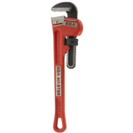 Ega-Master Pipe Wrench, 355.6 mm Overall, 50.8mm Jaw Capacity, Metal Handle