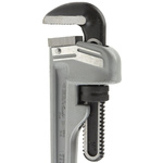 Ega-Master Pipe Wrench, 457.2 mm Overall, 50.08mm Jaw Capacity, Metal Handle