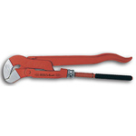 Ega-Master Pipe Wrench, 535.0 mm Overall, 50.8mm Jaw Capacity, Metal Handle