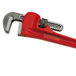 Facom Pipe Wrench, 450 mm Overall, 76mm Jaw Capacity