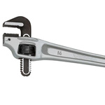 Facom Pipe Wrench, 600 mm Overall, 76mm Jaw Capacity