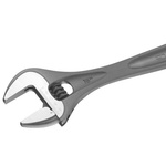 Facom Adjustable Spanner, 206 mm Overall, 27mm Jaw Capacity, Metal Handle