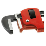 Facom Pipe Wrench, 350 mm Overall, 49mm Jaw Capacity, Metal Handle