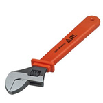 ITL Insulated Tools Ltd Adjustable Spanner, 259 mm Overall, Thermoplastic Grip Handle, VDE/1000V
