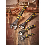 Stanley Adjustable Spanner, 200 mm Overall, 26mm Jaw Capacity, Bi-Material Handle