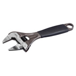 Bahco Adjustable Spanner, 170 mm Overall, 32mm Jaw Capacity, Rubberized Comfort Grip Handle