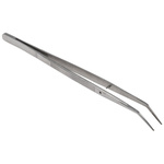 RS PRO 150 mm, Stainless Steel, Serrated, Tweezers