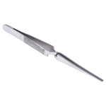 RS PRO 150 mm, Stainless Steel, Serrated, Tweezers