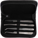 RS PRO Stainless Steel, Tweezer Set