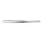 RS PRO 140 mm, Stainless Steel, Flat, Tweezers