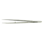 RS PRO 155 mm, Stainless Steel, Serrated, Tweezers