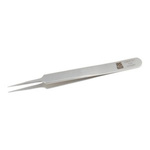 RS PRO 110 mm, Stainless Steel, Tweezers