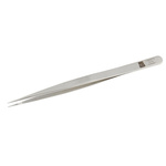 RS PRO 140 mm, Stainless Steel, Precision Relieved, Tweezers