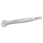 RS PRO 130 mm, Stainless Steel, Wafer, Tweezers