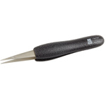 RS PRO 125 mm, Stainless Steel, Flat, ESD Tweezers